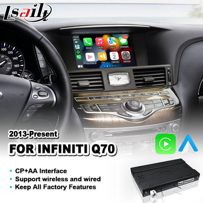Lsailt वायरलेस कारप्ले एंड्रॉयड ऑटो इंटरफेस के लिए 2013-2019 वर्ष Infiniti Q70