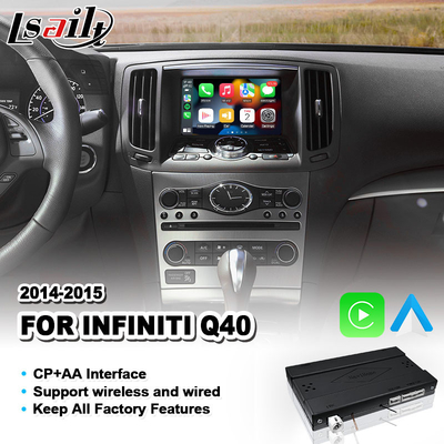 Lsailt OEM एकीकरण एंड्रॉयड ऑटो वीडियो इंटरफेस कारप्ले के लिए Infiniti Q40 2014-2015