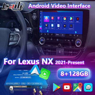 2021-वर्तमान लेक्सस NX NX200 NX250 NX350 NX350h NX400h NX450h के लिए Lsailt एंड्रॉइड कारप्ले मल्टीमीडिया सिस्टम वीडियो इंटरफ़ेस
