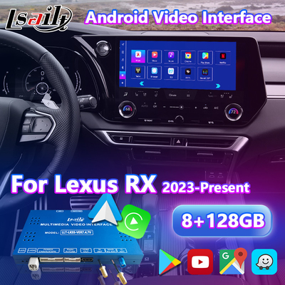Lsailt Android Carplay मल्टीमीडिया वीडियो इंटरफ़ेस 2023-वर्तमान लेक्सस आरएक्स आरएक्स 350 आरएक्स 350h आरएक्स 450h आरएक्स 500h एएल 30 के लिए