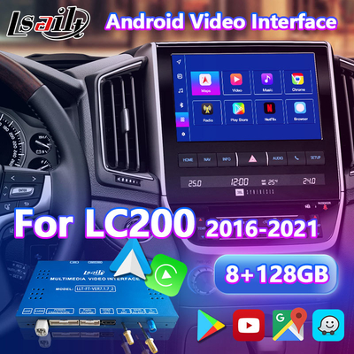 टोयोटा लैंड क्रूजर 200 LC200 VX VXR VX-R 2016-2021 के लिए Lsailt Android मल्टीमीडिया वीडियो इंटरफ़ेस