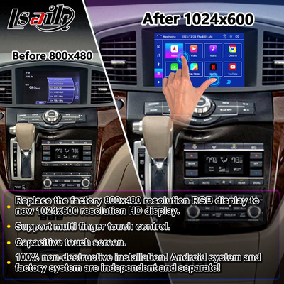 2011-2017 निसान क्वेस्ट E52 के लिए Lsailt 8 इंच HD Android मल्टीमीडिया स्क्रीन