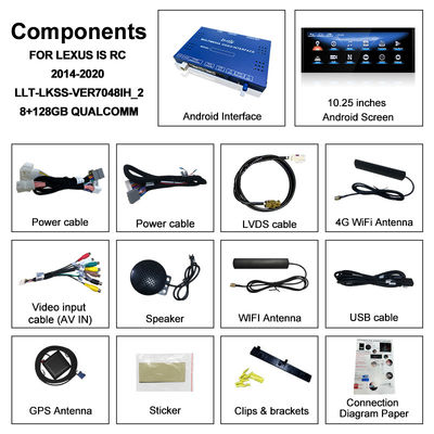 LLT-LKSS-PM7048IH लेक्सस एंड्रॉयड स्क्रीन