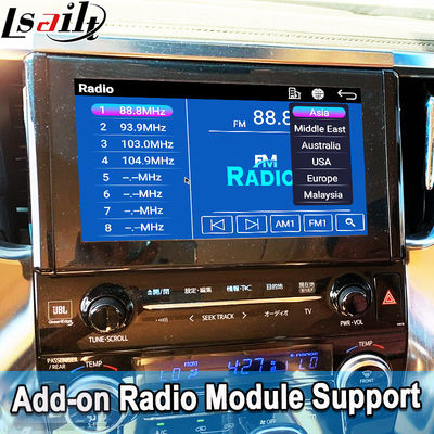 वायरलेस Apple CarPlay/Android ऑटो अपग्रेड मॉड्यूल Alphard 30 सीरीज Vellfire Toyota समर्थन एफएम रेडियो,ए/सी, मिररिंग,कैमरे के लिए
