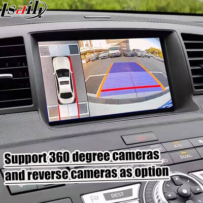 निसान फ्यूगा (Y50) इन्फिनिटी 350GT 2005-2008 एंड्रॉइड ऑटो, मिररिंग, एचडी टच डिस्प्ले के लिए 8 इंच का कारप्ले स्क्रीन