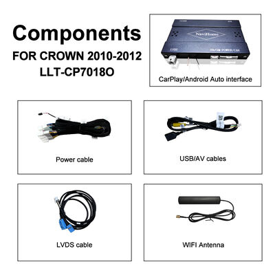 क्राउन S200 RS204 GWS204 URS204 URS206 Majesta XV एथलीट सेलोन टोयोटा एकीकृत एंड्रॉइड ऑटो के लिए वायरलेस एप्पल कारप्ले बॉक्स