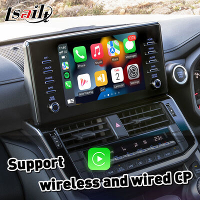 Lsailt वायरलेस एंड्रॉयड ऑटो कारप्ले इंटरफेस 2021-2024 टोयोटा लैंड क्रूजर 300 GX GXL AX LC300 के लिए