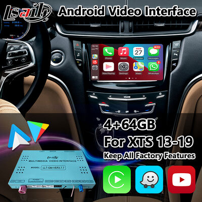 2013-2019 कैडिलैक XTS CUE सिस्टम के लिए Lsailt Android Carplay मल्टीमीडिया वीडियो इंटरफ़ेस
