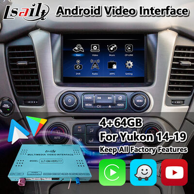 2015-2020 GMC Yukon Intellilink सिस्टम के लिए Lsailt Android Carplay मल्टीमीडिया वीडियो इंटरफ़ेस