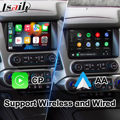 Chevrolet GMC Tahoe 2015 के लिए Lsailt Android Carplay मल्टीमीडिया इंटरफ़ेस