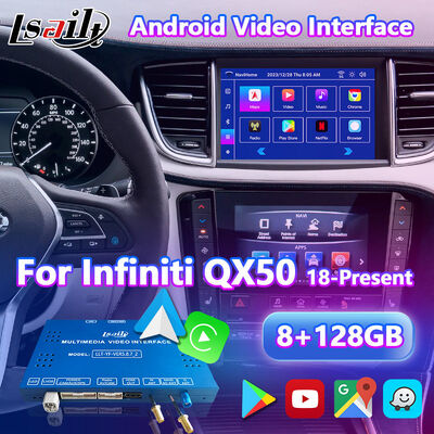 2018-2022 इनफिनिटी QX50 के लिए Lsailt Android Carplay मल्टीमीडिया वीडियो इंटरफ़ेस