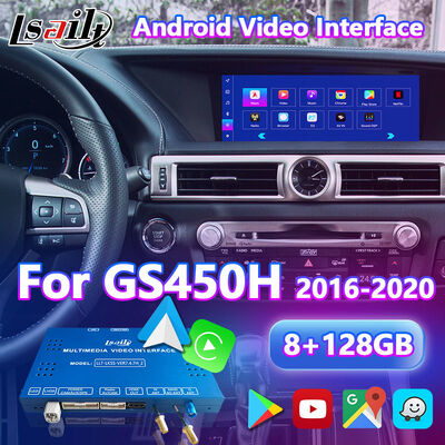 लेक्सस GS300h GS200t GS350 GS450h GSF GS L10 2016-2020 के लिए Lsailt एंड्रॉइड कार मल्टीमीडिया इंटरफ़ेस