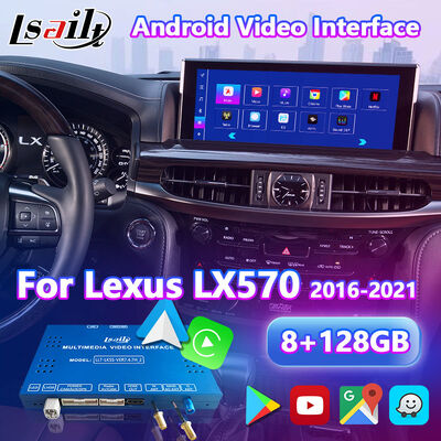 Lsailt Android Carplay Multimedia Video Interface for 2016-2021 लेक्सस LX 570 LX450d LX570