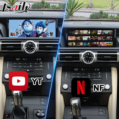 Lexus RC 300h 350 300 F स्पोर्ट 2018-2023 के लिए Lsailt Android Carplay वीडियो इंटरफ़ेस