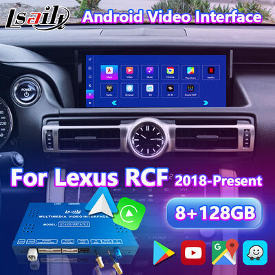 Lexus RC 300h 350 300 F स्पोर्ट 2018-2023 के लिए Lsailt Android Carplay वीडियो इंटरफ़ेस