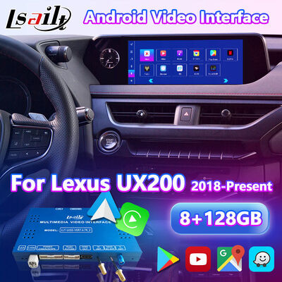 Lexus UX200 टचपैड कंट्रोल के लिए Lsailt Android 9.0 मल्टीमीडिया वीडियो इंटरफ़ेस GPS नेविगेशन बॉक्स
