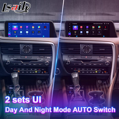 2016-2019 लेक्सस आरएक्स आरएक्स 450h RX350 RX200t RX300 RX450L RX350L के लिए एलएसएल्ट एंड्रॉइड मल्टीमीडिया कारप्ले स्क्रीन