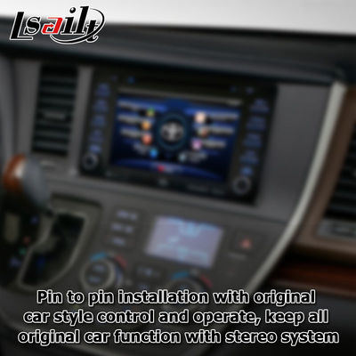 एंड्रॉयड 13 Carplay एंड्रॉयड वीडियो इंटरफ़ेस ऑटो बॉक्स के लिए टोयोटा सिएना