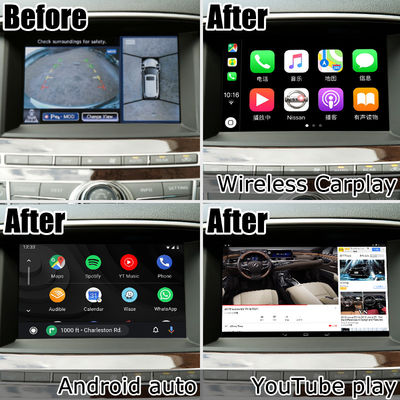 इन्फिनिटी QX60 GPS Android ऑटो कारप्ले नेविगेशन सिस्टम मल्टीमीडिया इंटरफ़ेस Android 13 8+128GB