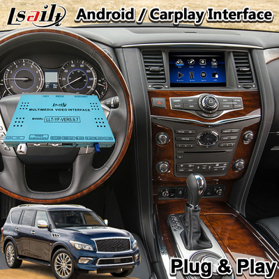 Infiniti QX80 QX56 QX60 QX70 के लिए Lsailt Android Carplay मल्टीमीडिया इंटरफ़ेस