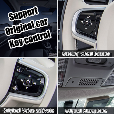 Volvo S60 S90 के लिए Android वीडियो इंटरफ़ेस अपग्रेड Carplay AI Box 4GB RAM