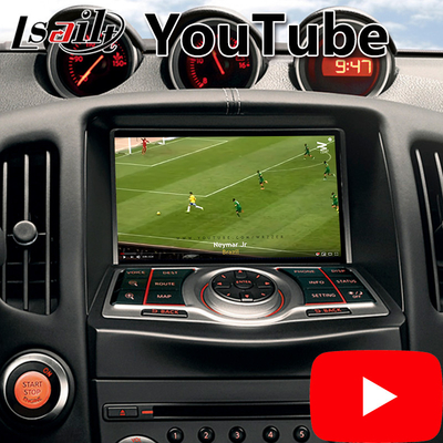 यूट्यूब वेज़ नेटफ्लिक्स के साथ निसान 370Z के लिए Lsailt Android Carplay इंटरफ़ेस