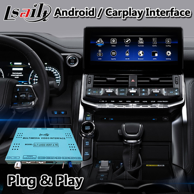 टोयोटा लैंड क्रूजर LC300 VXR सहारा 2021-वर्तमान के लिए Lsailt Android Carplay इंटरफ़ेस
