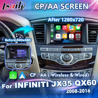 Infiniti JX35 QX60 8 इंच वायरलेस कारप्ले एंड्रॉइड ऑटो एचडी रिप्लेसमेंट स्क्रीन